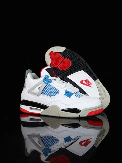 Nike Air Jordan 4 Retro What The White Sneakers