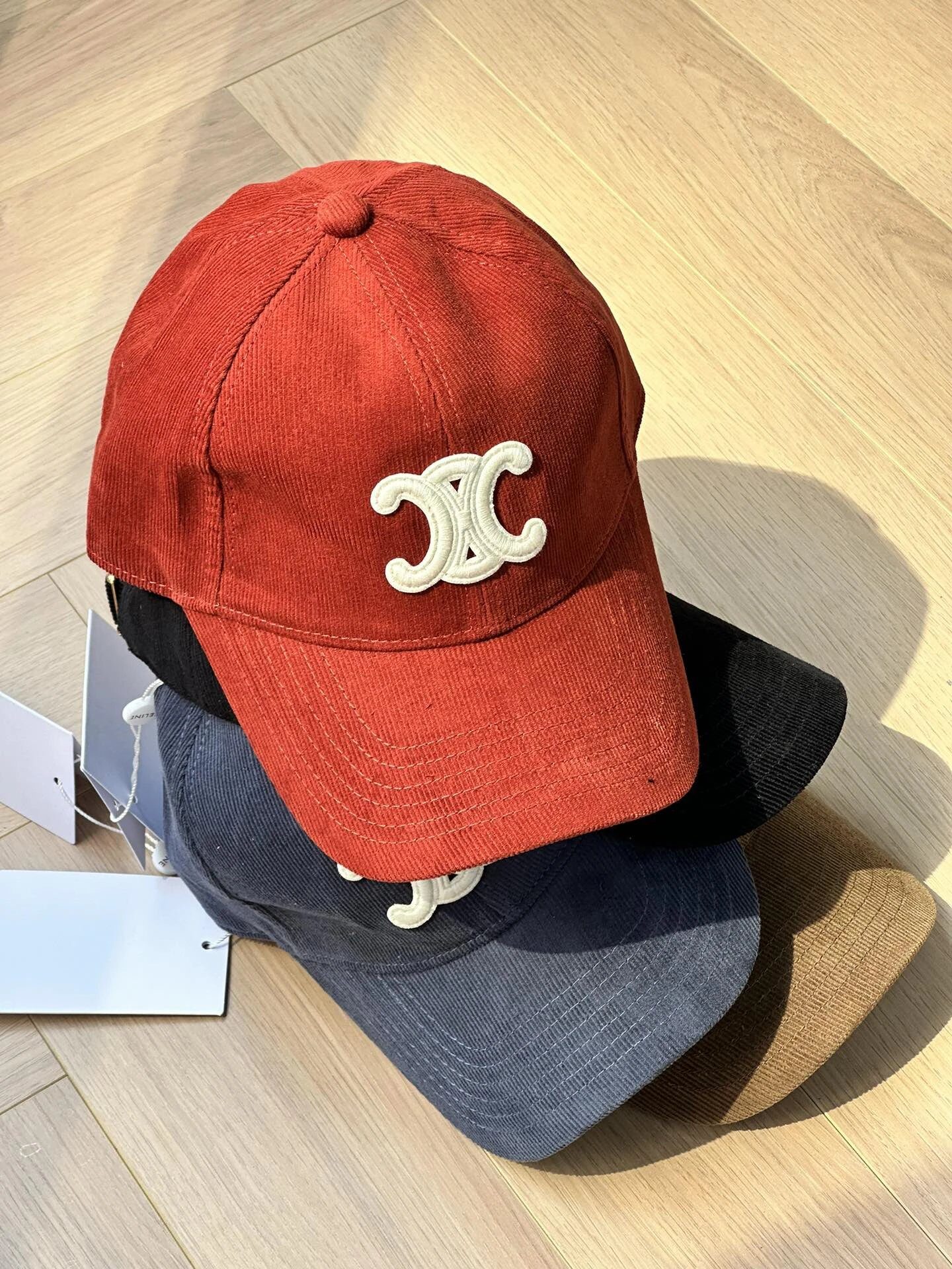 Celine Logo Embroidered Baseball Cap Hat