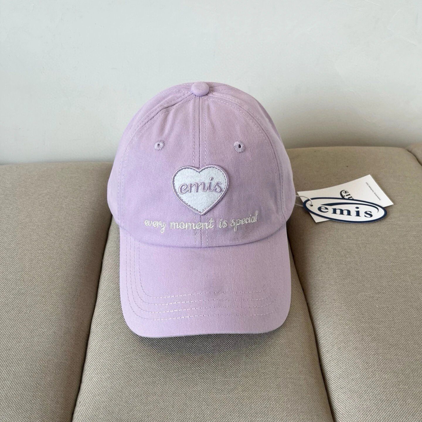Other Emis Lavender Embroidered Logo Baseball Cap Casual Hat
