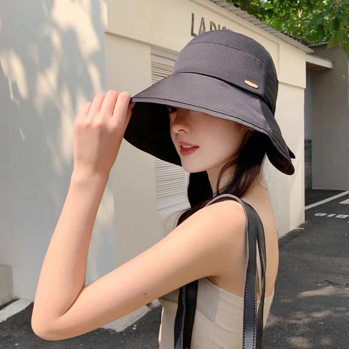 Moncler Wide Brim Sun Hat for Women