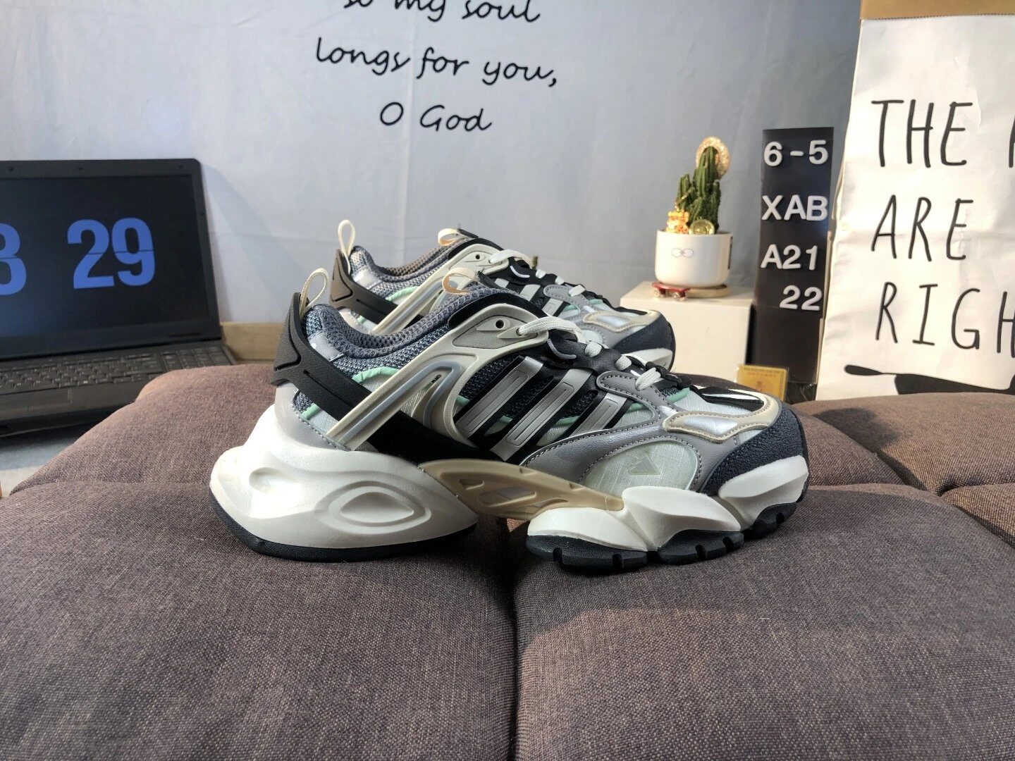 Adidas Originals Ozweego Grey Running Shoes