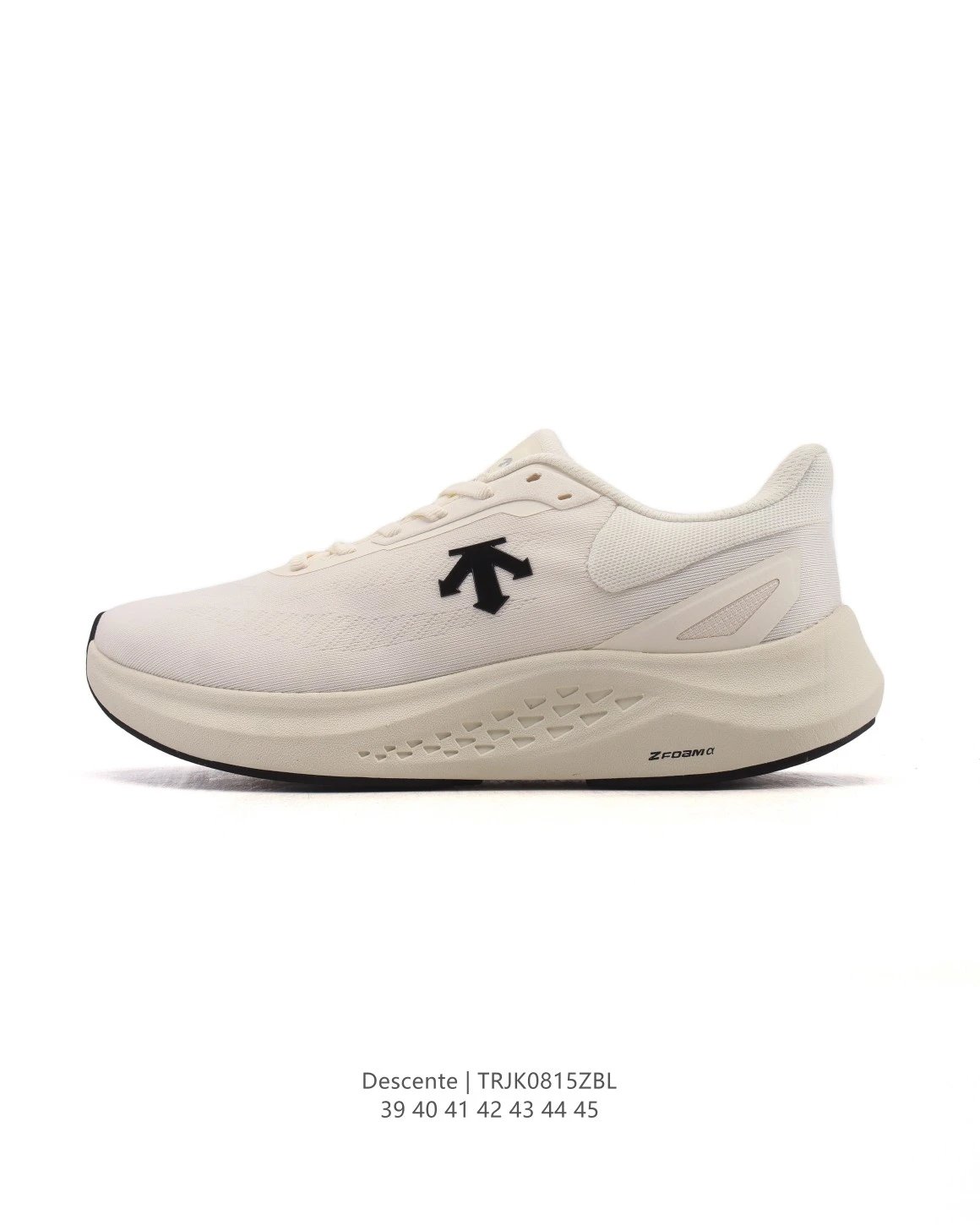 Descente TRJK0815ZBL White Running Shoes