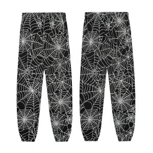 Sp5der Black Spider Web Print Sweatpants