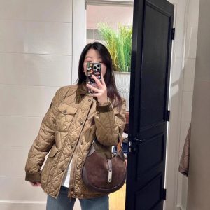 Ralph Lauren Women’s Brown Quilted Lightweight Jacket