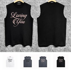 Amiri Loving You Graphic Sleeveless T-Shirt