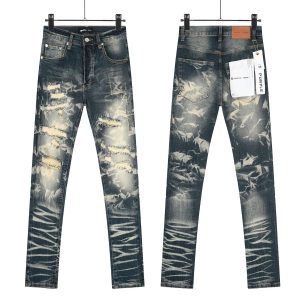 Amiri Distressed Blue Skinny Jeans Pants