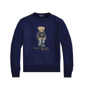 Polo Ralph Lauren Bear Graphic Navy Crewneck Sweatshirt