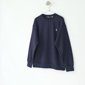 Ralph Lauren Navy Crewneck Sweatshirt Pony Logo