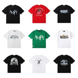 Amiri Logo Graphic Print Cotton T-Shirt Streetwear Tee