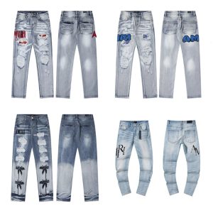 AMIRI Men’s Ripped Skinny Jeans Distressed Denim Pants