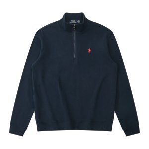 Ralph Lauren Men’s Navy Quarter-Zip Pullover Sweater