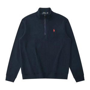 Polo Ralph Lauren Men’s Navy Quarter-Zip Sweater