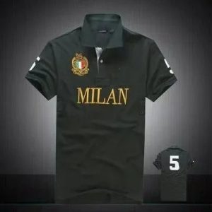 Ralph Lauren Milan Black Embroidered Men’s Polo Shirt