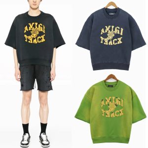 AMIRI Tracks Logo Print Oversized T-Shirt