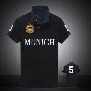 Ralph Lauren Munich 5 Black Short Sleeve Polo Shirt