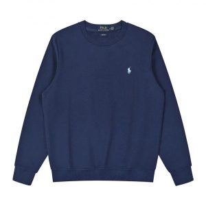 Polo Ralph Lauren Men’s Navy Crewneck Logo Sweater