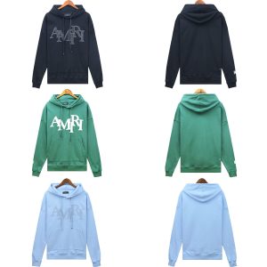 AMIRI Logo Pullover Hoodie Casual Streetwear Sweatshirt