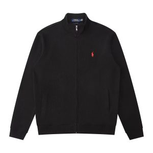 Polo Ralph Lauren Black Full-Zip Track Jacket