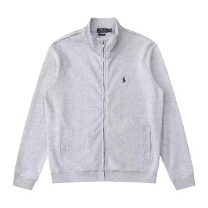 Polo Ralph Lauren Grey Full-Zip Track Jacket