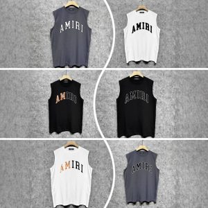 Amiri Sleeveless Logo T-Shirt Cotton Tank Top