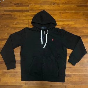 Polo Ralph Lauren Men’s Black Full Zip Logo Hoodie