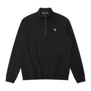 Ralph Lauren Men’s Black Quarter Zip Pullover Sweater