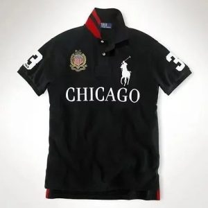 Ralph Lauren Chicago Big Pony Black Polo Shirt No. 3