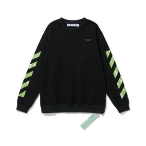 Off-White Black Arrow Sleeve Hoodie Sweatshirt