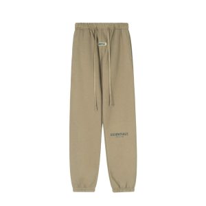 Essentials Khaki Fleece Jogger Pants Casual Sweatpants