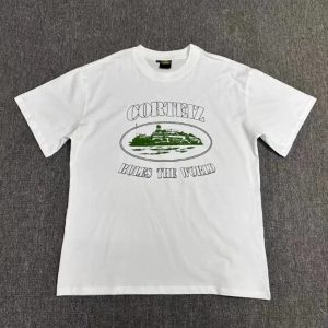 Corteiz Rules The World White Graphic T-Shirt