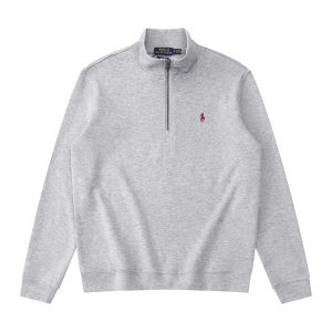 Ralph Lauren Grey Quarter Zip Sweater Pullover