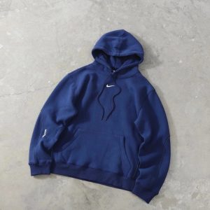 Nike Navy Blue Pullover Hoodie Sweatshirt