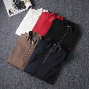 Ralph Lauren Half Zip Knit Sweater Men Casual Pullover