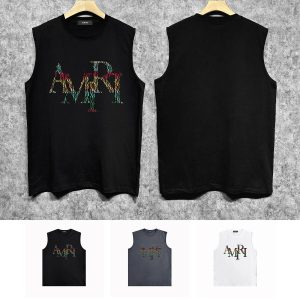 Amiri Logo Sleeveless Tank Top Men’s Cotton T-Shirt