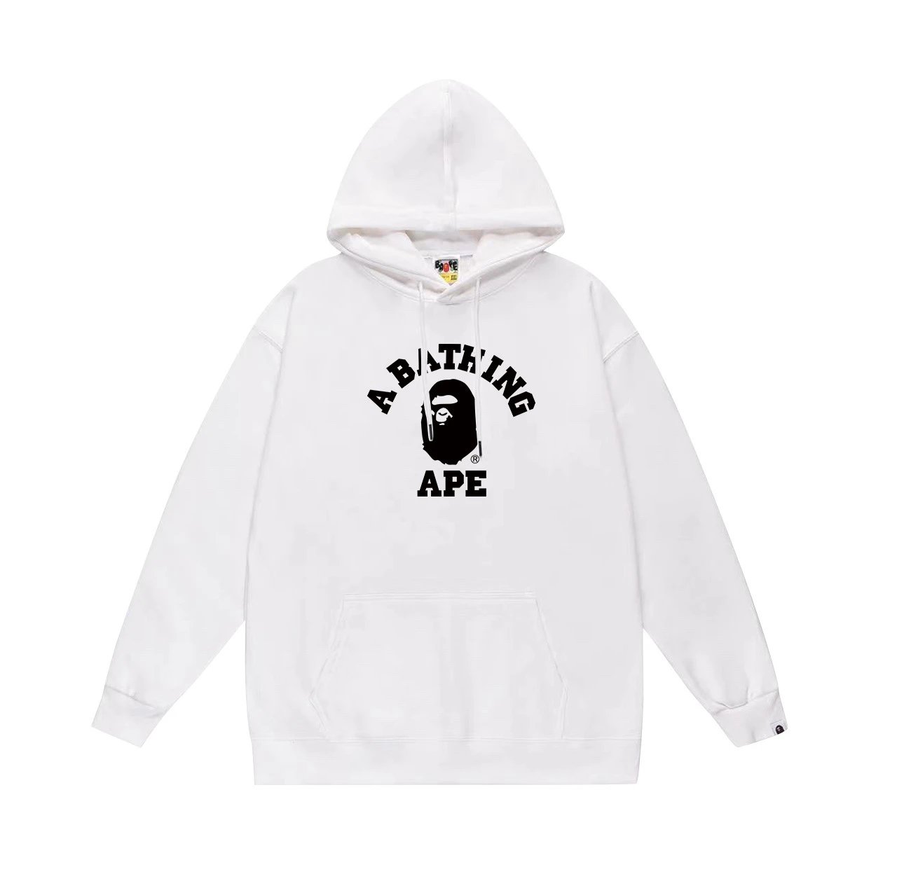 A Bathing Ape BAPE A Bathing Ape White Graphic Pullover Hoodie - Buy at OopBuy