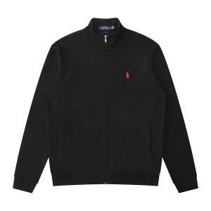 Polo Ralph Lauren Men’s Black Full-Zip Knit Jacket