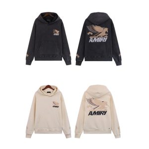 Amiri Eagle Logo Pullover Hoodie for Men