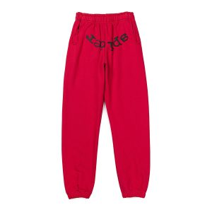 Sp5der Red Logo Jogger Sweatpants