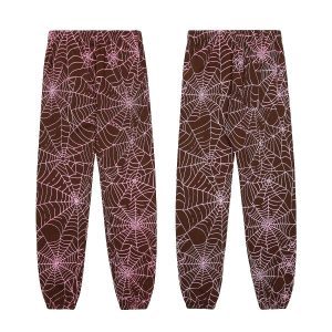 Sp5der Web Print Streetwear Jogger Pants