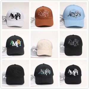 Amiri AMR Embroidered Baseball Cap Adjustable Snapback