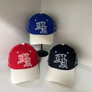 Amiri Gothic Letter Embroidered Baseball Cap