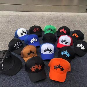 Amiri Star Logo Trucker Baseball Cap Hat