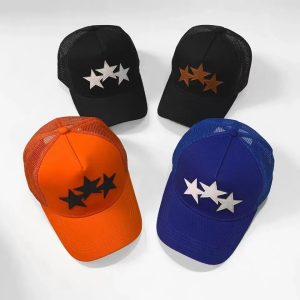 Amiri Star Logo Mesh Trucker Cap