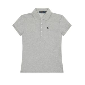 Ralph Lauren Women’s Grey Short Sleeve Polo Shirt