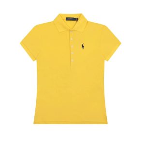 Ralph Lauren Women’s Yellow Short Sleeve Polo Shirt