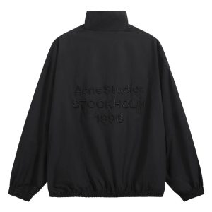 Acne Studios Black Logo Zip Jacket