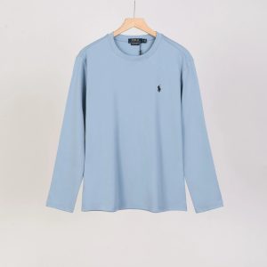 Polo Ralph Lauren Men’s Blue Long Sleeve Logo T-Shirt