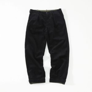 Ralph Lauren Men’s Black Corduroy Tapered Casual Pants