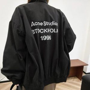 Acne Studios Stockholm 1996 Black Logo Jacket