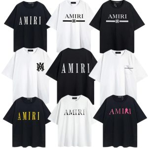 Amiri Men’s Logo Print Crew Neck T-Shirt